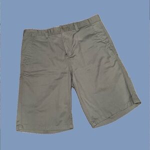 Men's Classic Grey Flat Front Shorts
